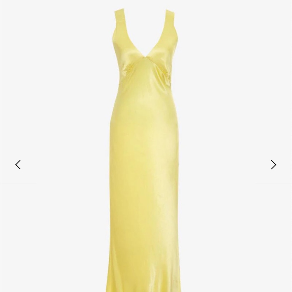 Rumored Sunny Yellow Maxi Dress